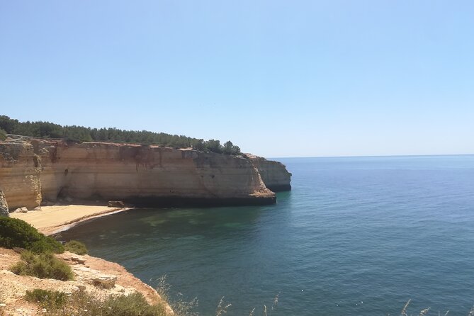 From Faro: Benagil Hiking Cliffs and the 4 Treasure Experience - Algar Seco Carvoeiro: Caves, Rock Formations, and Big Views