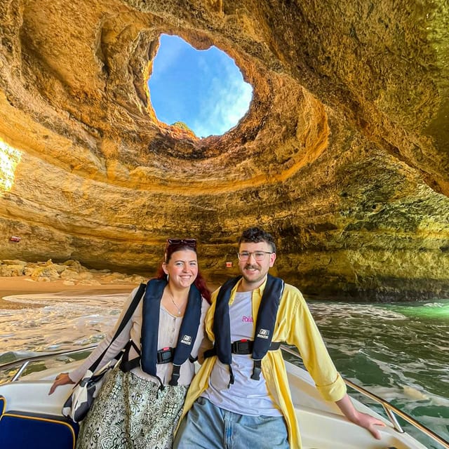 From Faro: Boat trip to Benagil Cave & Praia da Marinha - Faro Train Station to Benagil: the van ride you actually want