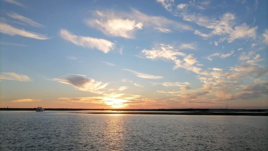 From Faro: Ria Formosa Sunset Boat Trip - Entering the Ria Formosa from Faro, without the headache