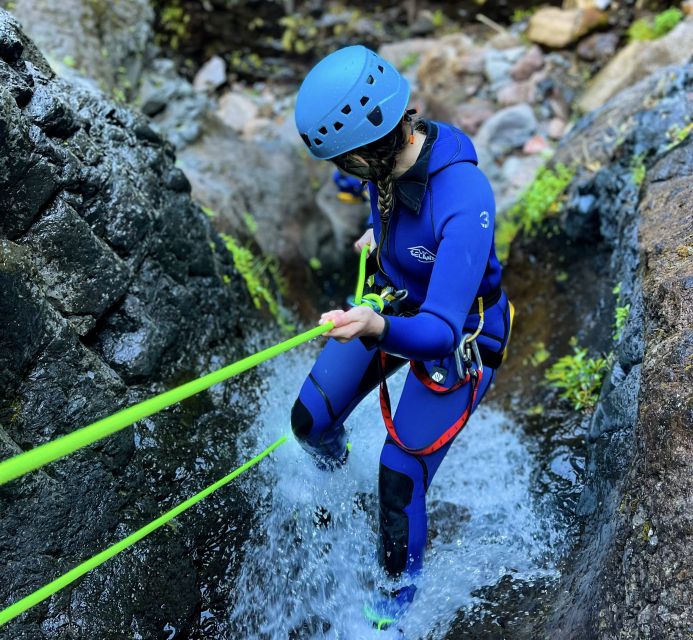 From Funchal: Intermediate (Level 2) Canyoning Adventure - The stream entrance: your safety briefing and first vertical test
