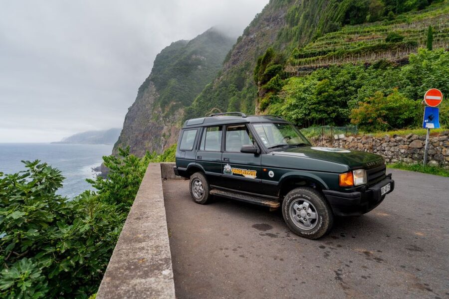 From Funchal:West Madeira Open-roof 4x4 Day Tour with Pickup - Seixal: black sand beach vibes and a quick coastal reset