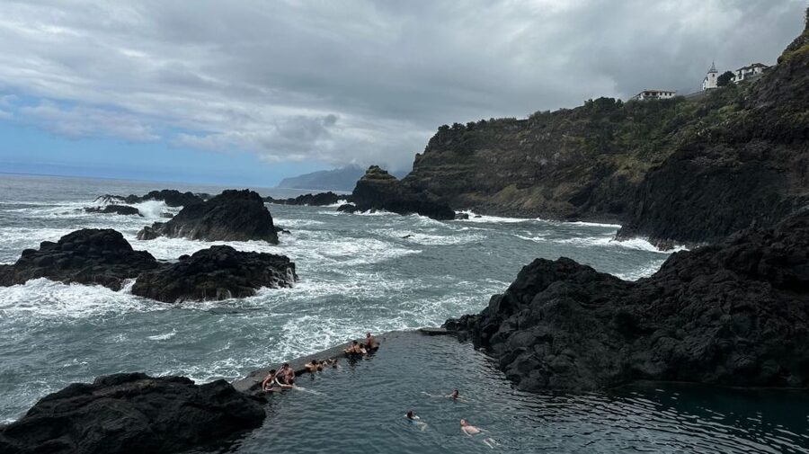 From Funchal:West Madeira Open-roof 4x4 Day Tour with Pickup - Porto Moniz natural pools: saltwater swimming and lunch timing