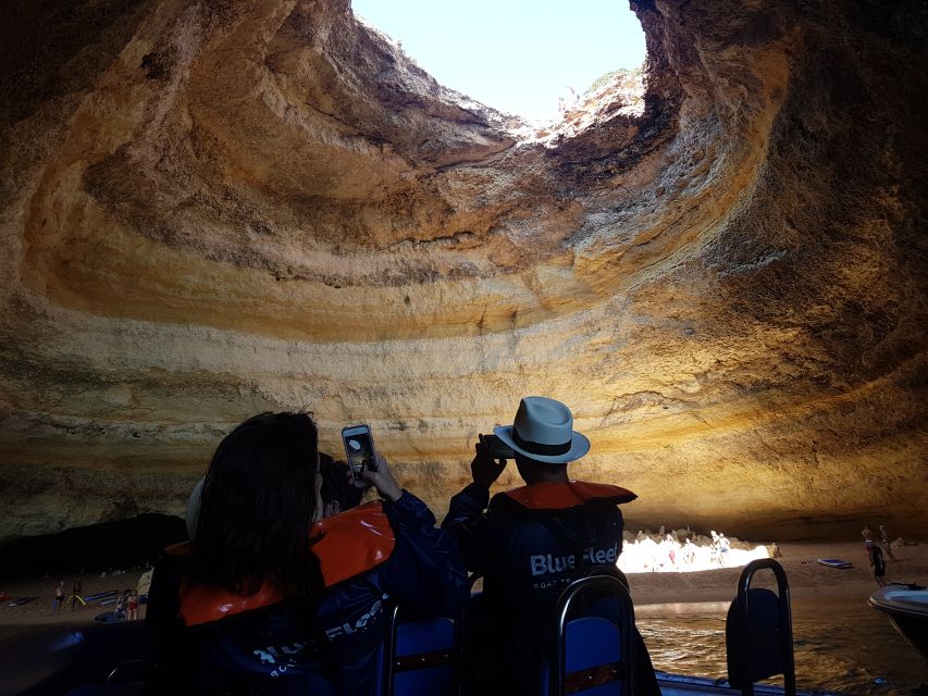 From Lagos: Boat Cruise to Benagil - Benagil Cave: the skylight, the photos, and the two-minute reality