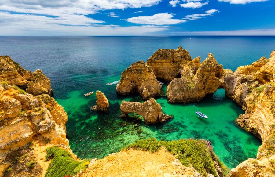 From Lagos: Cruise to the Caves of Ponta da Piedade - Entering the Turquoise Lagoon: When Ponta da Piedade Looks Like a Set