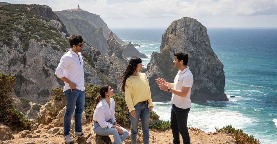 From Lisbon: Sintra, Pena Palace & Cabo da Roca Hiking Tour - Pena Palace exteriors: the King-Artist and the view from the top