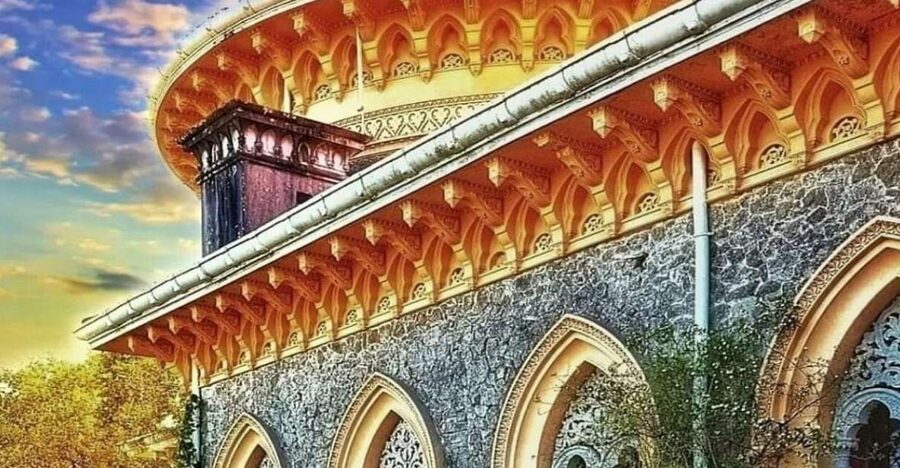 From Lisbon: Sintra, Pena, Regaleira, Coast Roca & Cascais - Pena Palace terraces: where the views start doing the talking