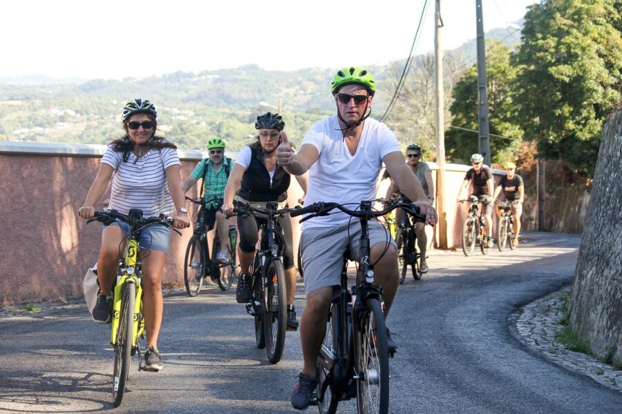 From Lisbon: Sintra to Cascais Full-Day Guided E-Bike Tour - Up to Peninha Sanctuary: the climb that turns into a wide-open payoff
