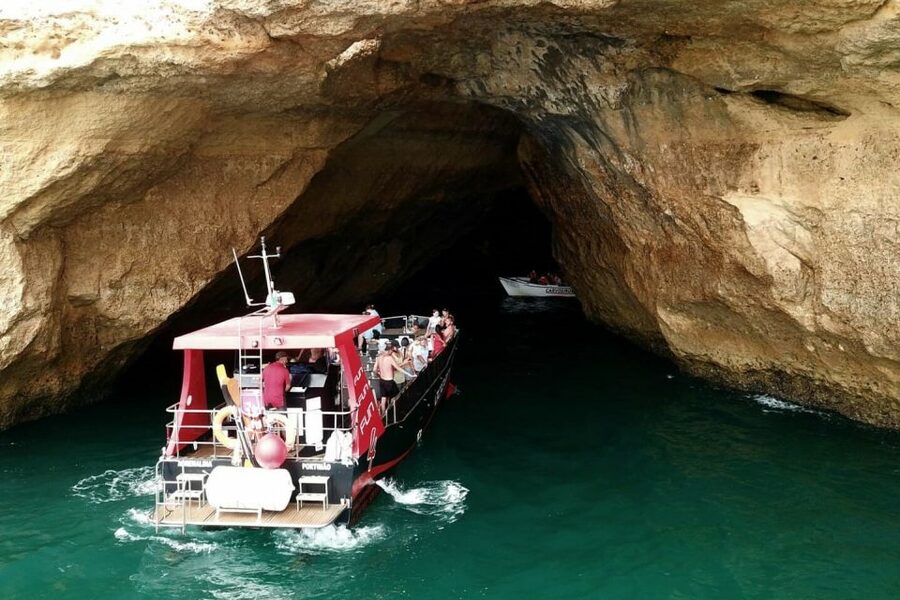 From Portimão: 2-Hour Catamaran Tour to Benagil Caves - The Portimão Marina cruise: panoramic cave views without the long haul