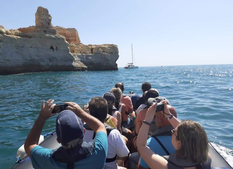 From Portimao: Benagil Cave and Marinha Beach Boat Tour - Praia da Marinha Swim Stop: Navy Beach Time on a Short Tour