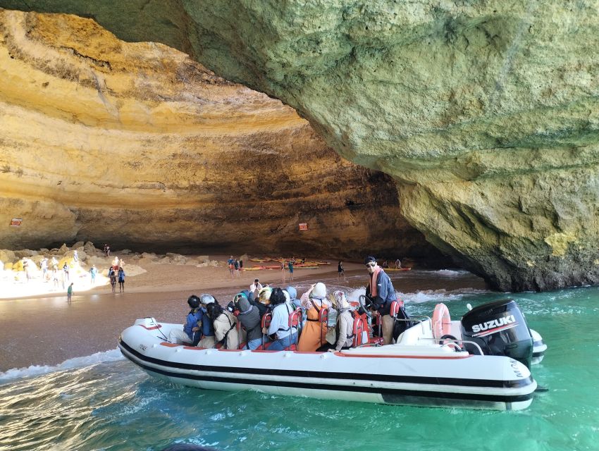 From Portimão: Benagil Caves & Marinha Beach Boat Tour - Entering Benagil Cave: Sunlight, Scale, and Cave Rules