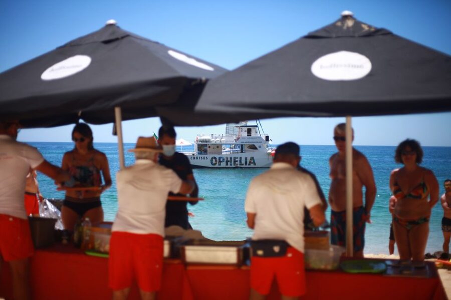From Portimão: Catamaran Cruise to Benagil Caves with BBQ - Passing Carvoeiro Coves on the Way Back