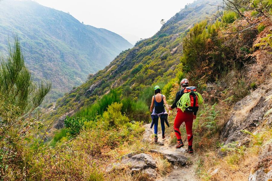 From Porto: Gerês National Park Canyoning Trip - Gear check: wetsuit, Adidas hydro shoes, and the safety vibe