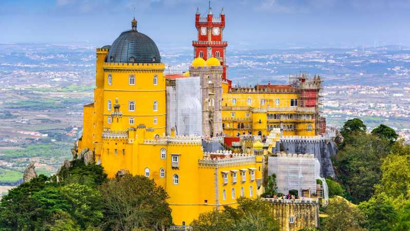 From/To Lisbon: Sintra Hop-on Hop-off Tickets + Audio Guide - Pena Palace: bright royal colors and a view worth the trip