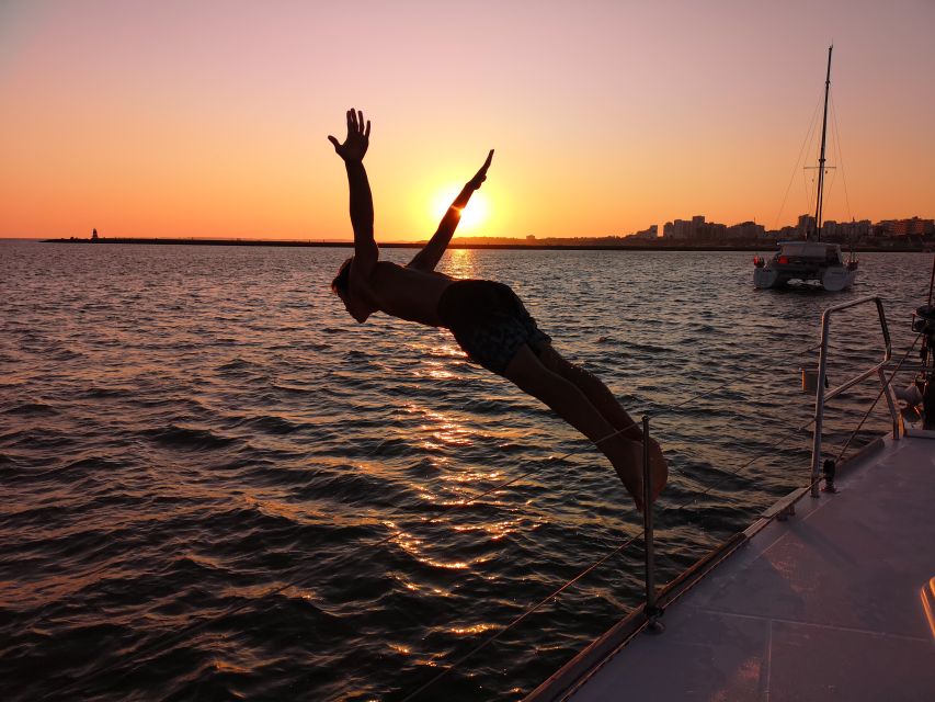 From Vilamoura: Sunset Tour on a Luxury Sailing Yacht - Music and onboard comfort, including the little things that improve the vibe