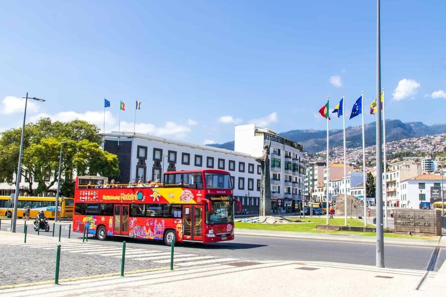 Funchal: City Sightseeing Hop-On Hop-Off Bus Tour - Blue Route: Monte, gardens, and the cable car area without the car