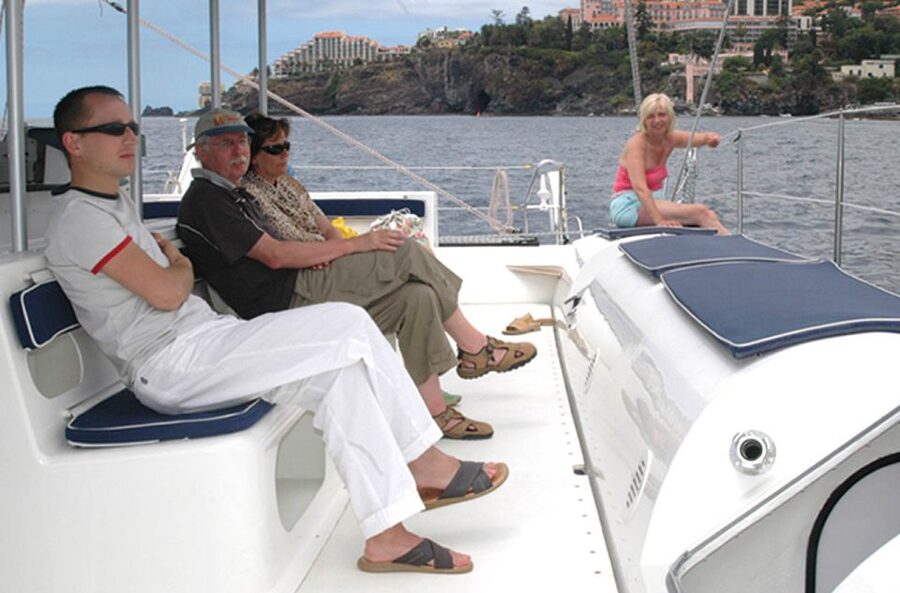 Funchal: Dolphin and Whale Watching Catamaran Cruise - From check-in at Funchal Marina to your boarding card