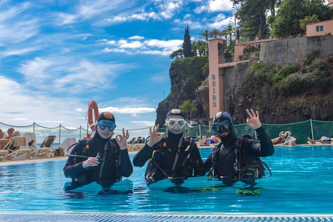 Funchal: Scuba Diving Experience for Beginners - Pool practice: get comfortable with gear before you go out
