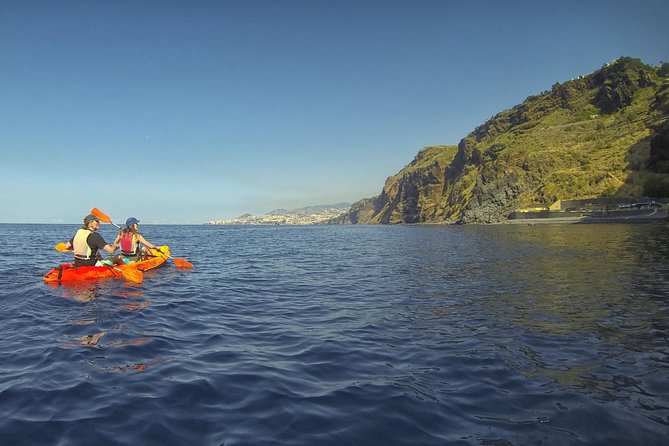 Kayak and Snorkeling Tour in Underwater Nature Reserve Garajau - Kayaking off Praia de Garajau: great views, but expect Atlantic conditions