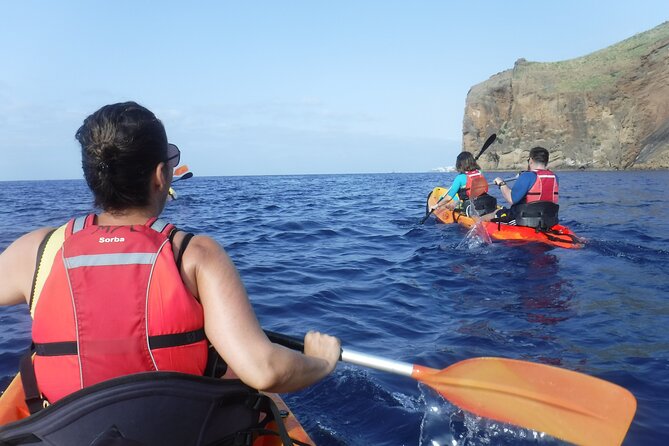 Kayak and Snorkeling Tour in Underwater Nature Reserve Garajau - Ladders, deeper water, and the swim reality