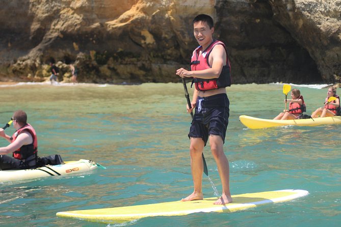 Kayak tour in Lagos to visit the caves. - Safety, choppy water, and the tow boat option that matters