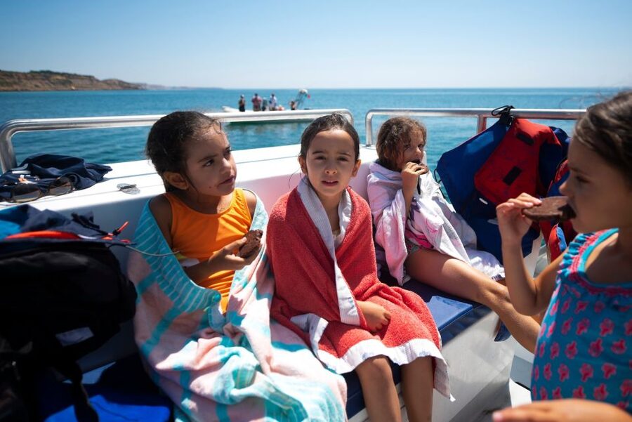 Lagos: Dolphins & Caves - Catamaran - The Caves and the Swim Stop: Slide, Jump, and Cliffs on Your Schedule