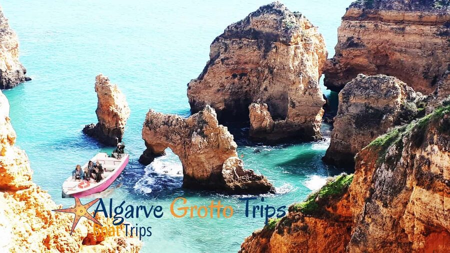 Lagos Grotto Trip in Different Languages - Ponta da Piedade From the Water, Not the Viewpoint