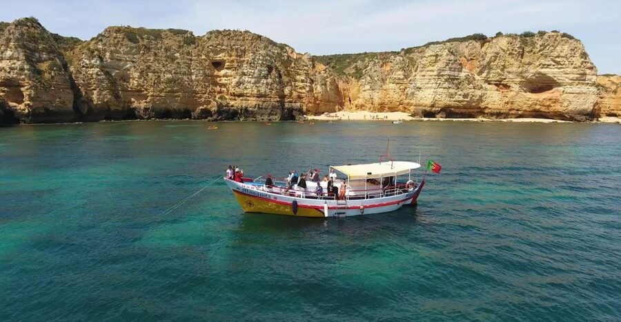 Lagos: Ponta da Piedade Cave and Coastal Tour - Lagos to Praia da Porto de Mos on the Mananita, the calm part