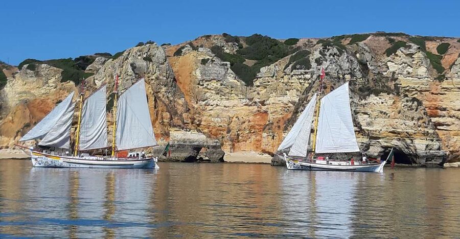 Lagos: Ponta Piedade Sail & Caves Cruise w/Portuguese Tapas - The small-boat grotto tour: where the magic becomes practical