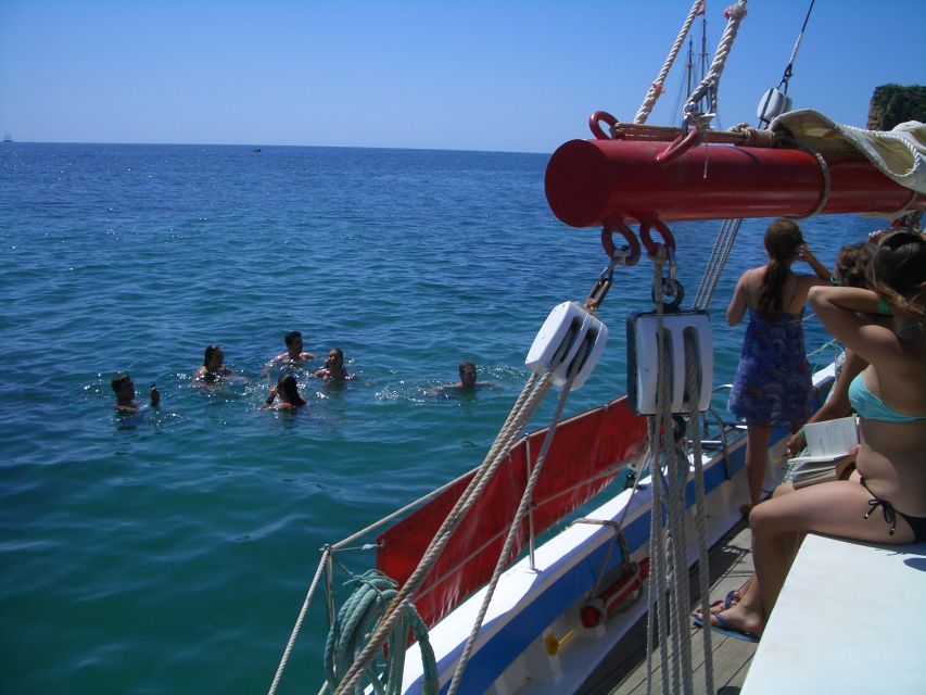 Lagos: Ponta Piedade Sail & Caves Cruise w/Portuguese Tapas - What the sailing portion feels like (and why it varies)