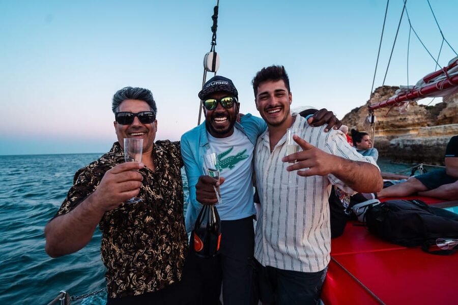 Lagos: Sunset Sail aboard a Traditional Boat with Prosecco - From Lagos Marina to Golden-Hour Views: What Your 2 Hours Feel Like