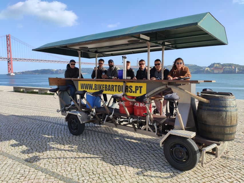 Lisbon: 1-Hour Beer Bike Tour with Draft Beer & Sangria Ride - The Tagus route and the stops you actually remember