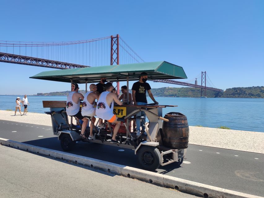 Lisbon: 1-Hour Beer Bike Tour with Draft Beer & Sangria Ride - Music, photos, and the social vibe that makes groups gel