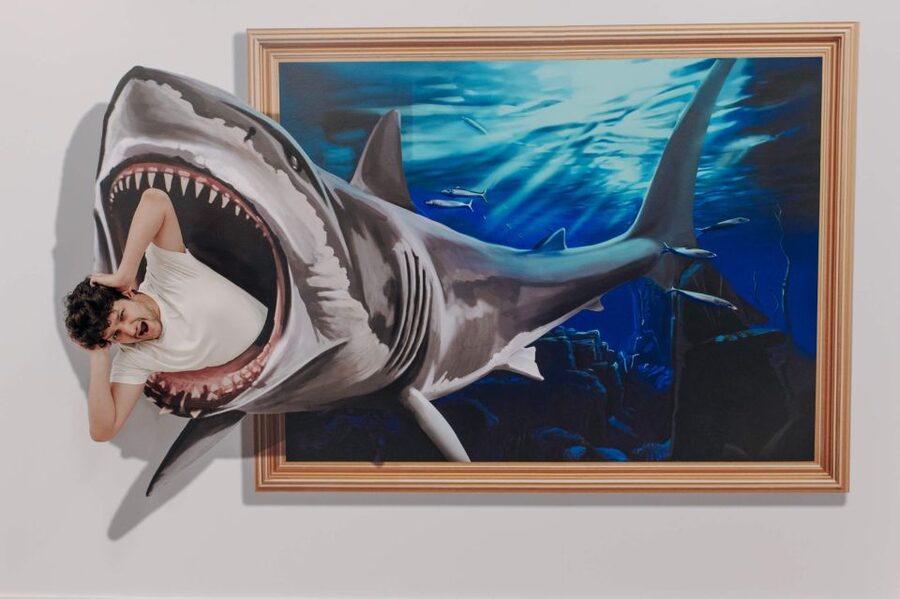 Lisbon: 3D Fun Art Museum Admission Ticket - 40 optical-illusion worlds, from Van Gogh doctor to dinosaurs