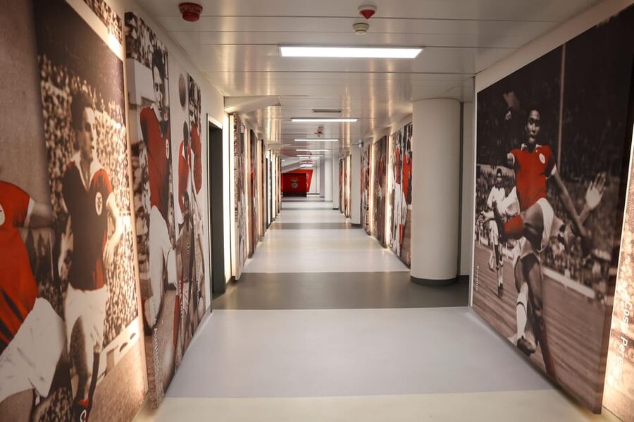 Lisbon: Benfica Luz Stadium Tour with Souvenir Scarf - Eagle Hall and the press conference room: where football becomes performance