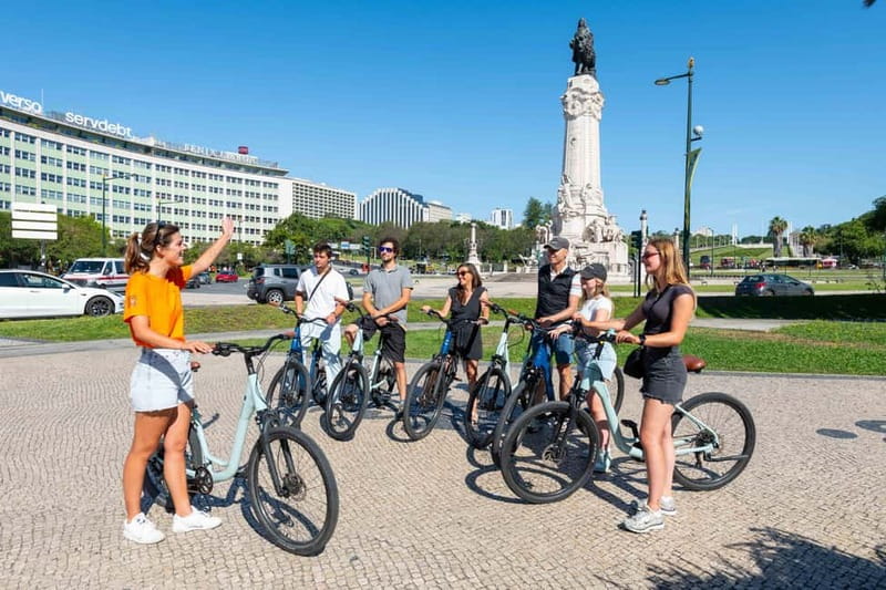 Lisbon: Bike Tour from Lisbon to Belém + Liquor & Pastry - Down toward the Tagus: Commerce Square to Cais do Sodré and the waterfront