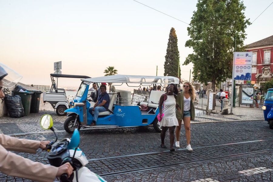 Lisbon by Tuk Tuk Guided Tour: City of Neighborhoods - Miradouro Nossa Senhora do Monte: the viewpoint where Lisbon makes sense