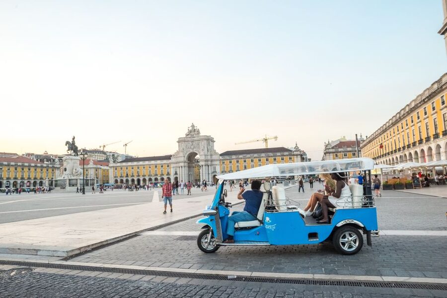 Lisbon by Tuk Tuk Guided Tour: City of Neighborhoods - Baixa de Lisboa and the square-to-square rhythm
