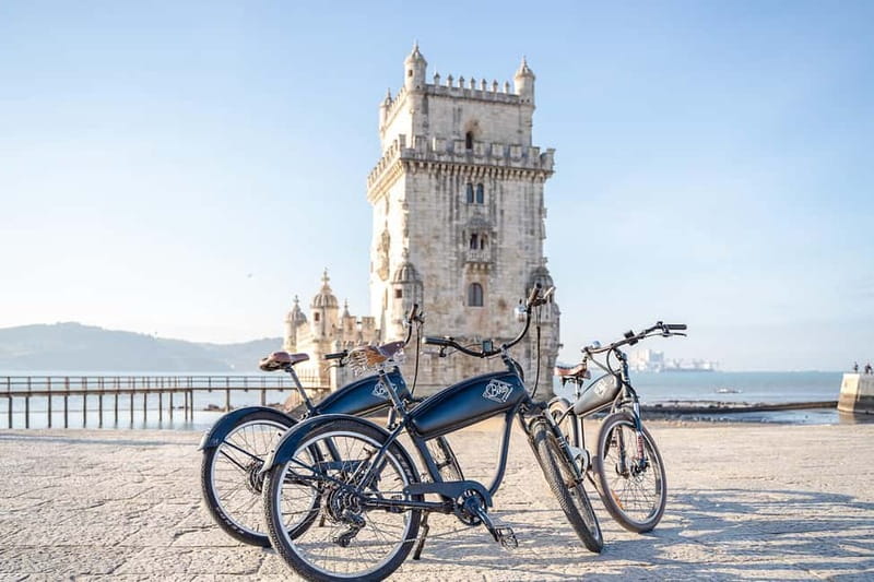 Lisbon: Electric Bike Tour by the River to Belém - Jerónimos Monastery: spotting Manueline details on a photo stop