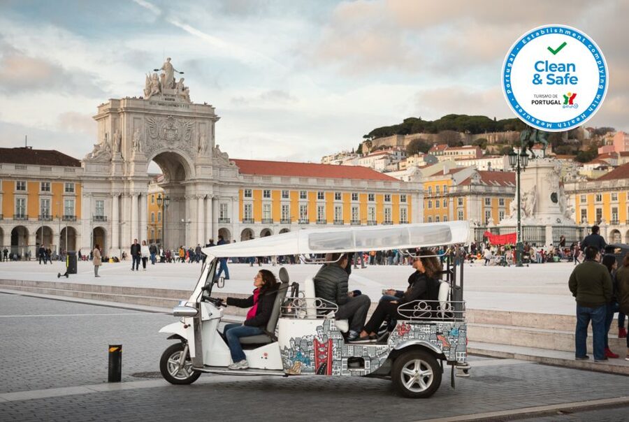 Lisbon: Half-Day Private Guided Tuk-Tuk Tour - Baixa, Lisbon Cathedral, and Portas do Sol, the easy introduction to the city