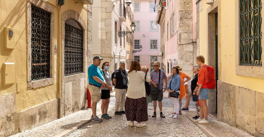 Lisbon: History, Stories and Lifestyle Walking Tour - Entering Lisbon the fast way, with real neighborhood texture