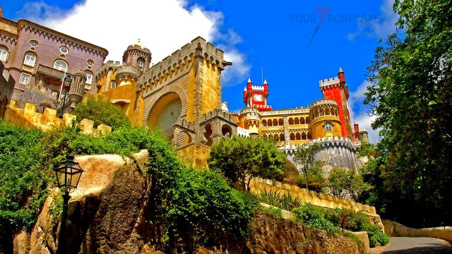 Lisbon: Pena Palace, Moorish Castle, Qta. Regaleira & Sintra - Cabo da Roca, Cascais, plus the Riviera drive back