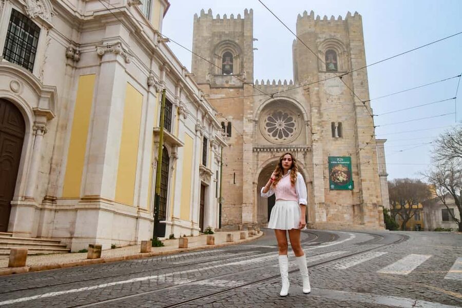 Lisbon: Photoshoot with a Professional Local Photographer - Lisbon Cathedral and the Santa Luzia area: soft light and big views