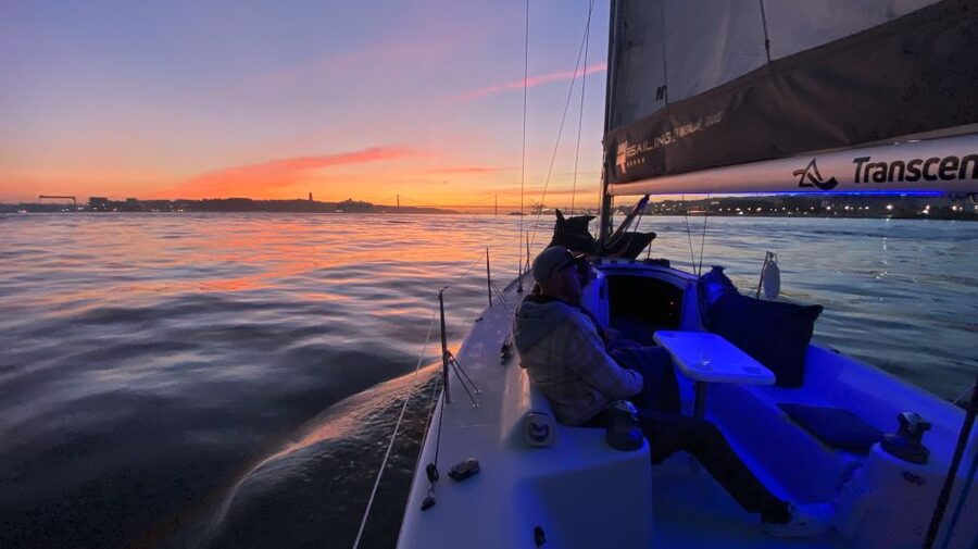 Lisbon: Sailboat Tour w/ Local Guide and Open Bar Green Wine - The boat experience: 33 ft comfort, big seating, and a group cap that pays off