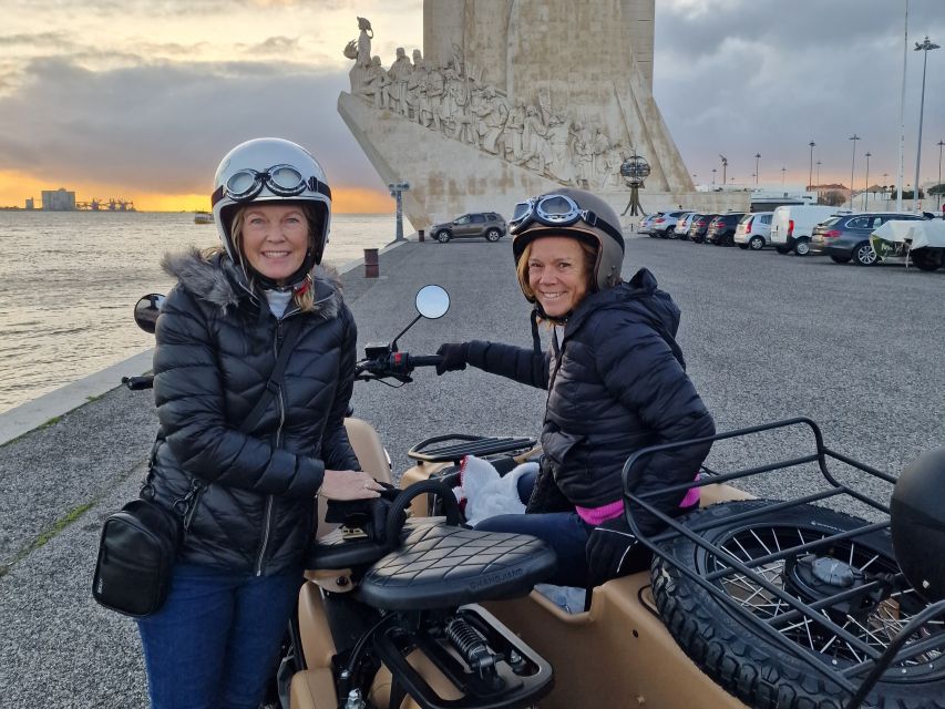 Lisbon: Sidecar Tour - The 3.5-hour loop: Belem Tower, Jeronimos, Lisbon Cathedral, and Alfama