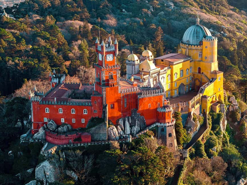 Lisbon: Sintra, Pena, Regaleira, Cabo & Cascais Tour - Pena Palace, Sintra, and the Timed-Entry Advantage