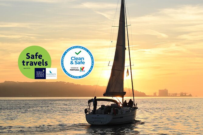 Lisbon Small Group 2h Sunset Sailing- Live Commentary & a Drink - The PalmaYachts Setup: Comfort Matters on a 36-Foot-Style Sail