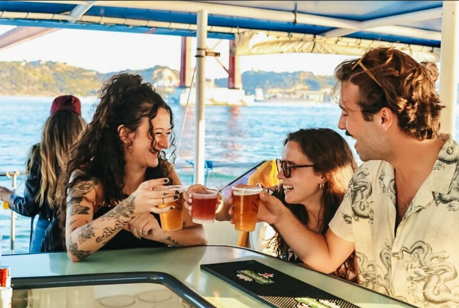 Lisbon: Sunset Catamaran Boat Tour with Music and Drinks - How crowded does it feel?