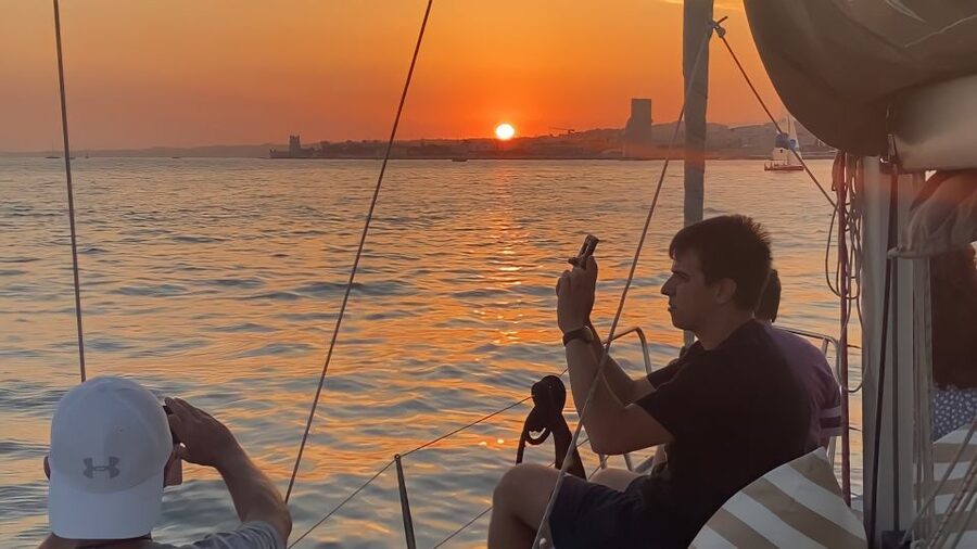 Lisbon: Sunset Cruise with Drinks - MAAT and the modern contrast you did not plan for