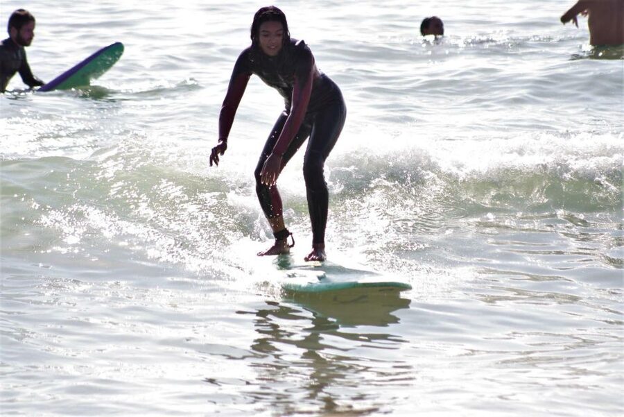 Lisbon: Surf Lesson - How the Instructor Teaches Safety and Ocean Reading