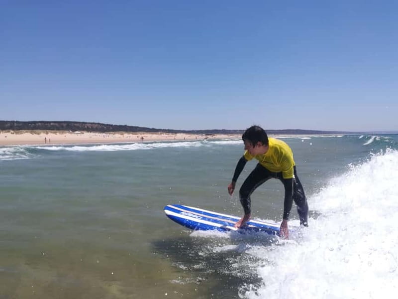 Lisbon: Surfing Lesson on Costa de Caparica Beach - Getting kitted out: wetsuit, surfboard, and a quick start